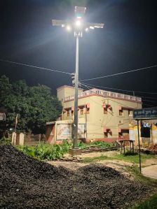 Mild Steel Solar High Mast Lighting Pole Manufacturers in West Bengal